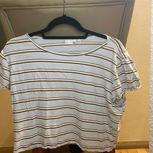 Crop top with stripes